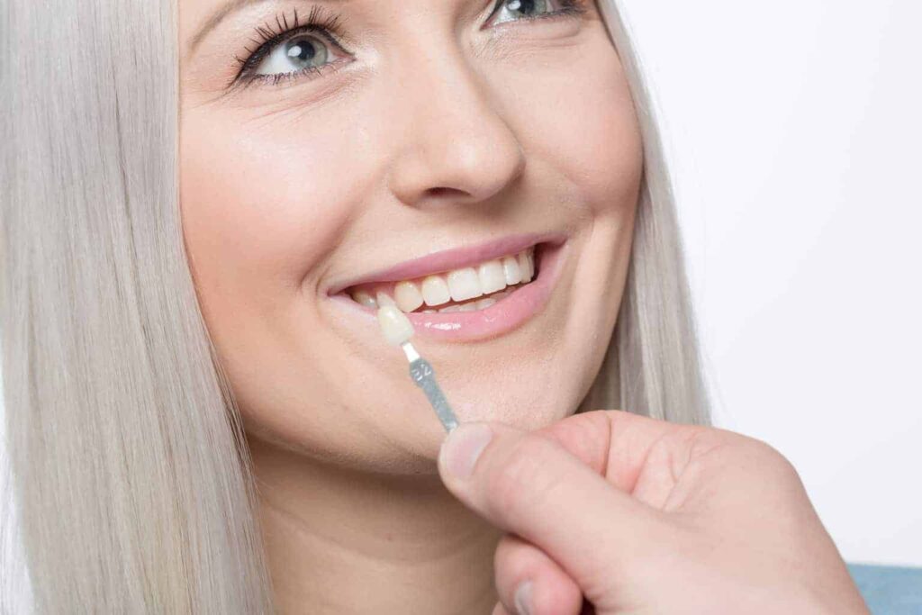cosmetic treatment at the dentist